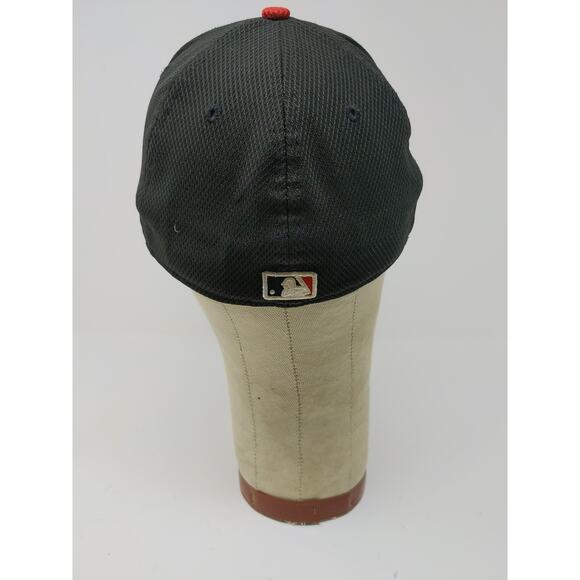 New Era 59Fifty Arizona Diamondbacks D Backs Fitted Hat Size 7 1/4 Black Red - Picture 7 of 12